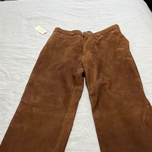 mens leather pants- feels loke suede